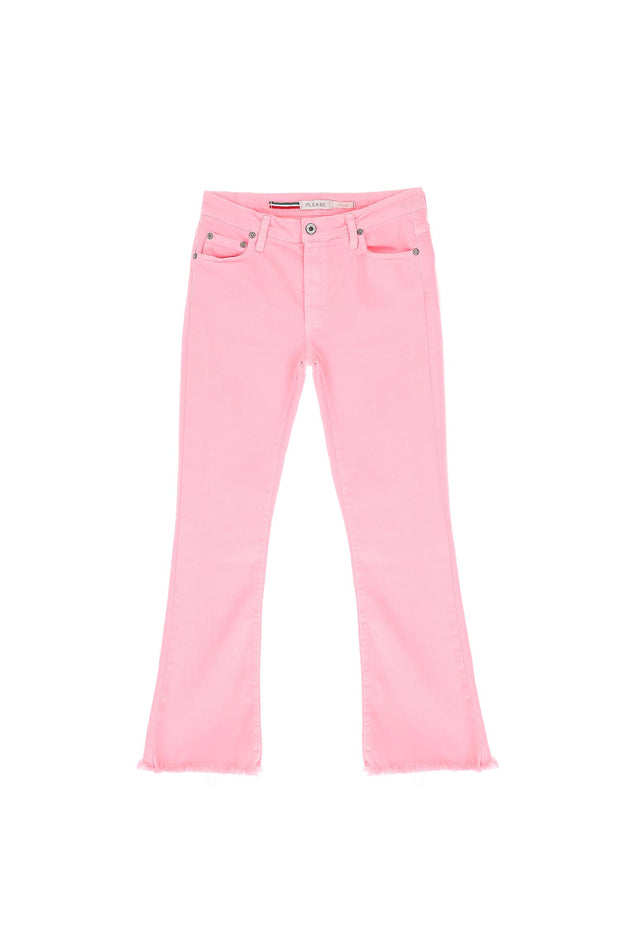 Rosa Shortcut Denim - Stilshoppen