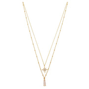 Gull Pave Starbust necklace