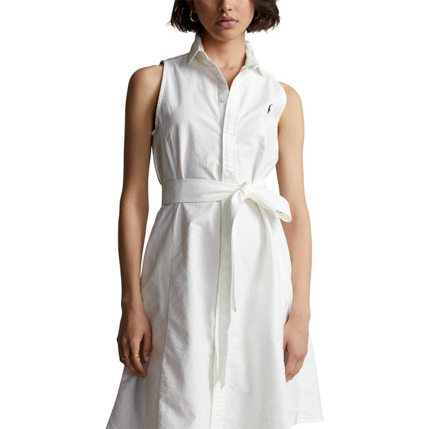 Hvit Oxford Dress - Stilshoppen