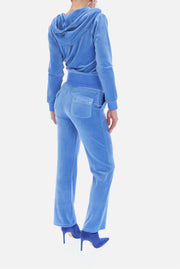 Blå Del Ray Classic Velour Pant Pocket