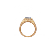 Charcoal Carla Swarovski Ring - Stilshoppen