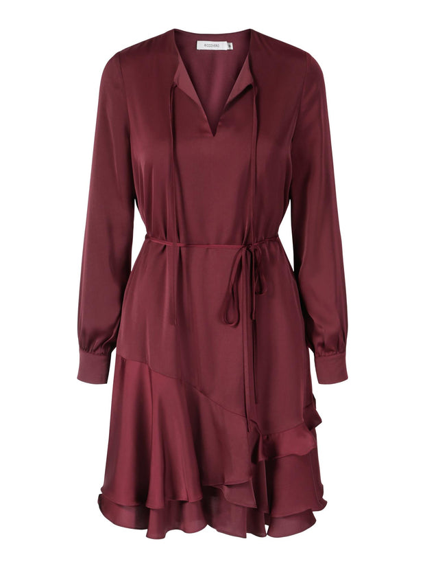 Burgunder Wilma dress - Stilshoppen