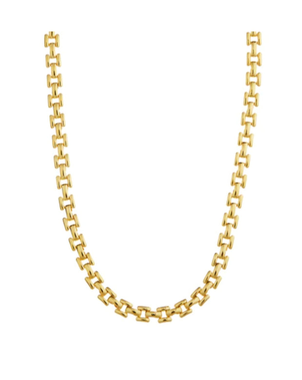 Gull Slim Vintage Link Necklace - Stilshoppen