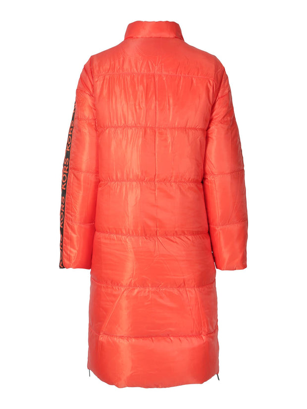 Brun Logo Cire Reversible Puffer Coat - Stilshoppen