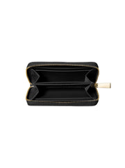 Black Small Quilted Leather Wallet - Stilshoppen