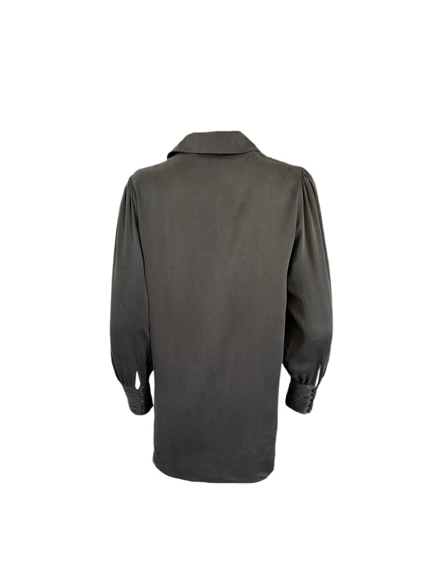 Black Lisa Silkebluse