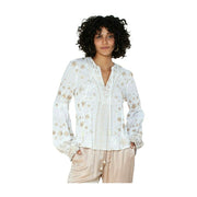 Offwhite Blouse w embroidery
