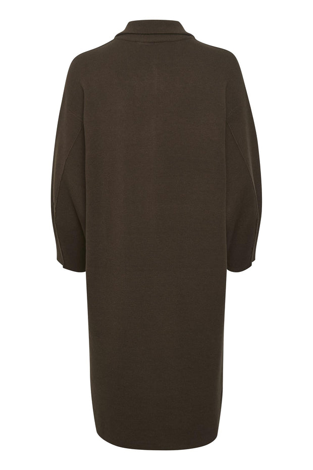 Coffe Bean TalliGZ zipper dress - Stilshoppen