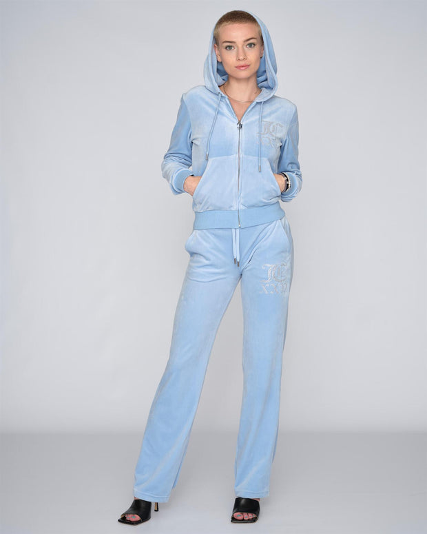 Powder Blue Numeral Del Ray pants - Stilshoppen