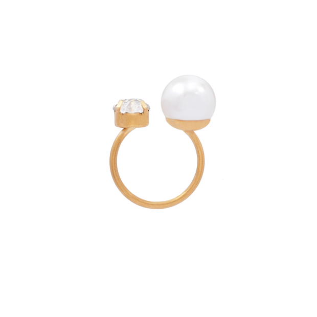 Gull Ivy Pearl ring - Stilshoppen