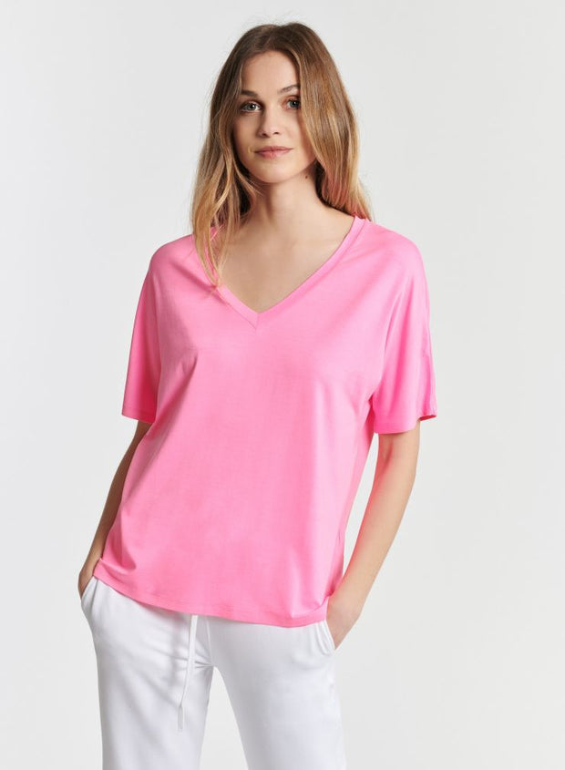 Rosa t-shirt - Stilshoppen