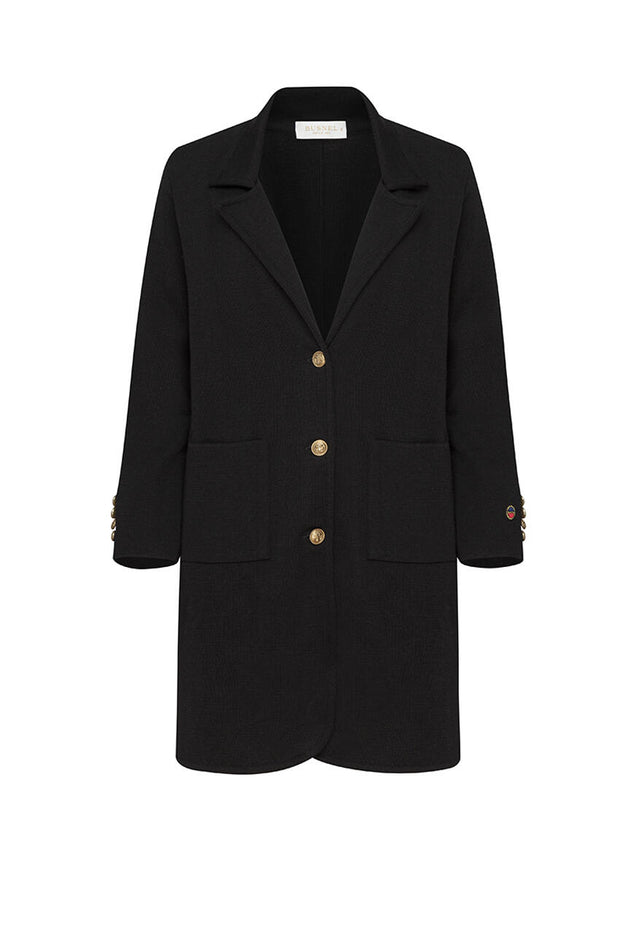 Sort Belinda Coat - Stilshoppen