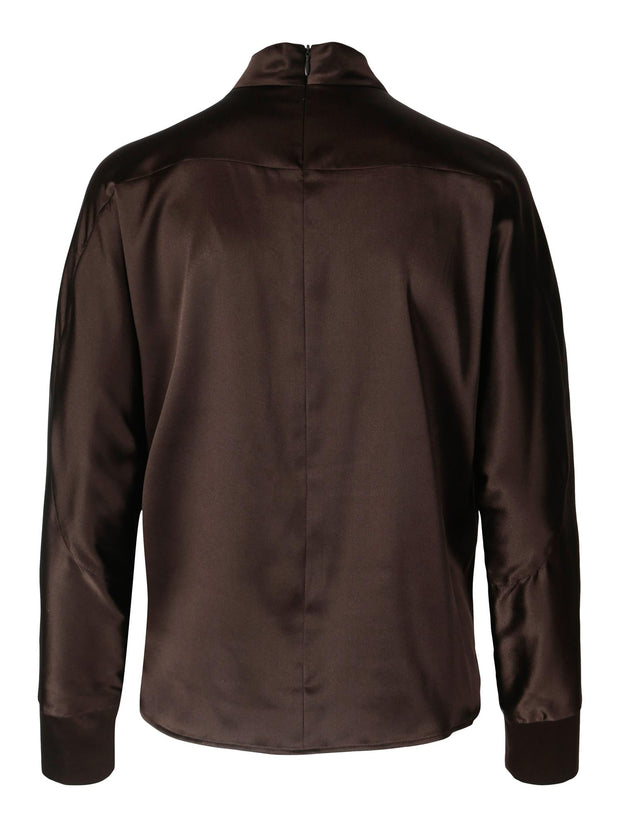 Brun bluse - Stilshoppen
