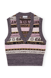 Multifarget Graphic V-Neck vest - Stilshoppen
