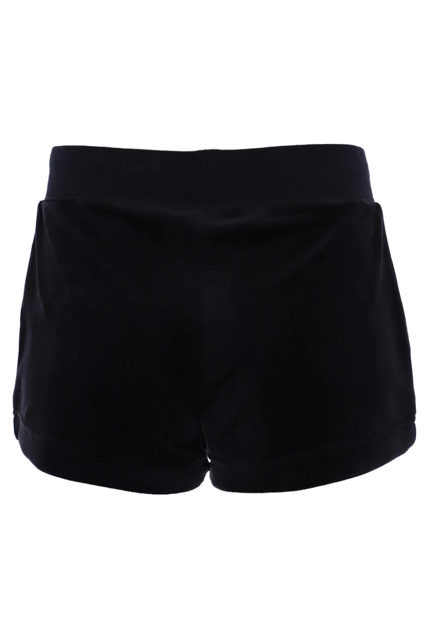 Sort Eve velour shorts - Stilshoppen