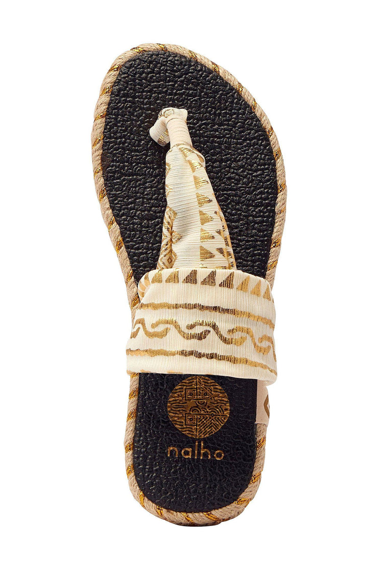 Hvite Nalho Ganika Inca sandaler