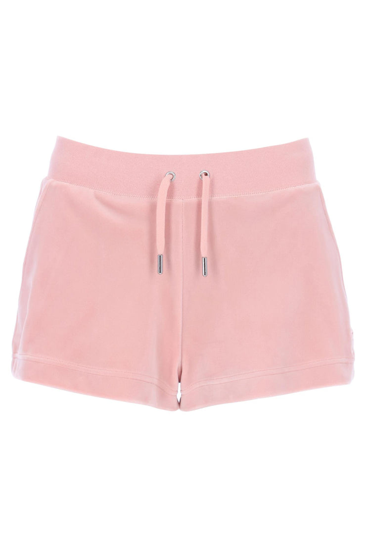 Lysrosa Eve velour shorts