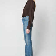 Brun Zaihab long sleeve blouse - Stilshoppen