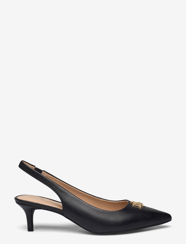 Sorte Loxdale pumps slingback - Stilshoppen