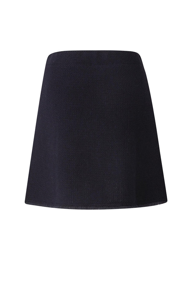 Marineblått Bessie skirt - Stilshoppen