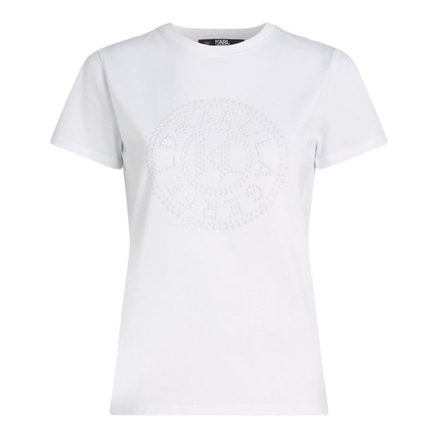 Hvit Hotfix Logo t-shirt - Stilshoppen