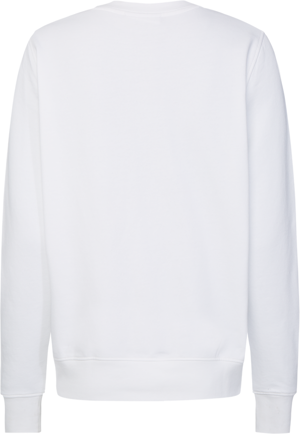 Hvit Core Logo Sweatshirt - Stilshoppen