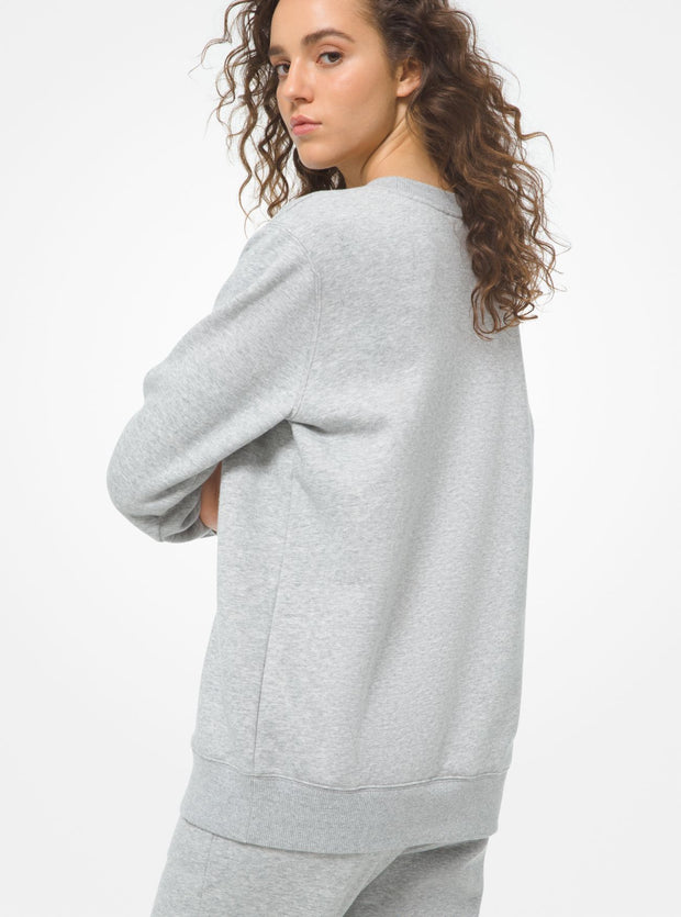 Grå Heather Sweatshirt - Stilshoppen