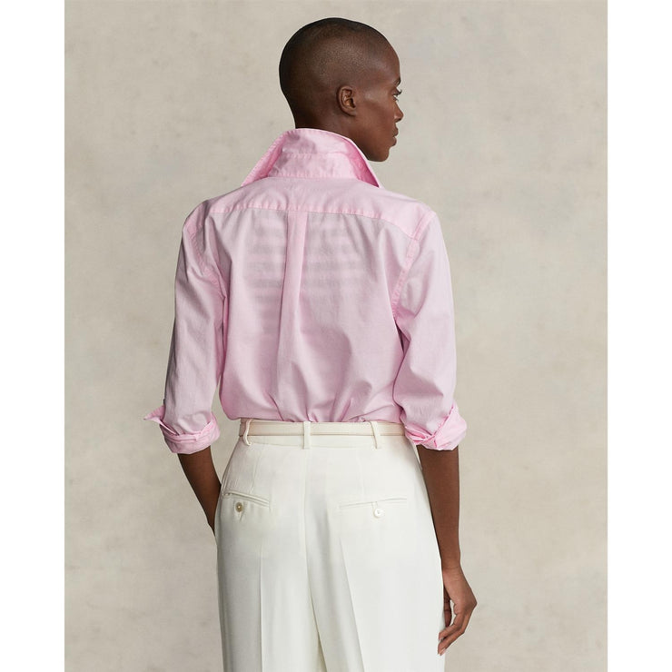Carmel Pink Relaxed Long Slv Shirt