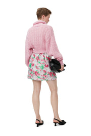 Multifarget 3D Jacquard Mini Skirt