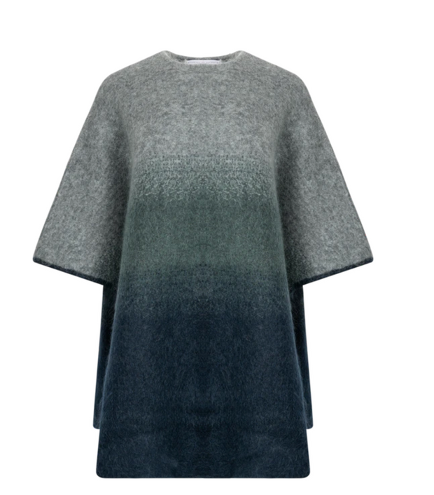 Multifarget Graded Mohair poncho - Stilshoppen