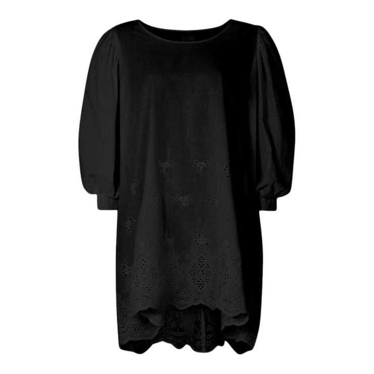 Black Oline Lace Dress