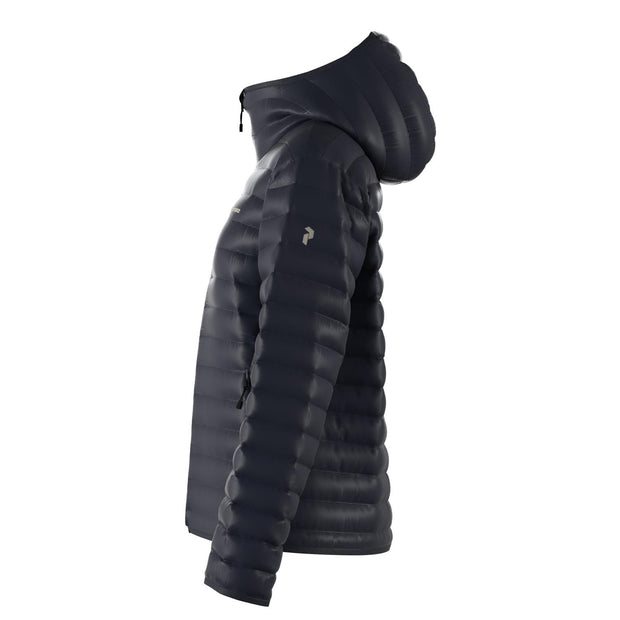 Blå W Down Line Hood Jacket - Stilshoppen