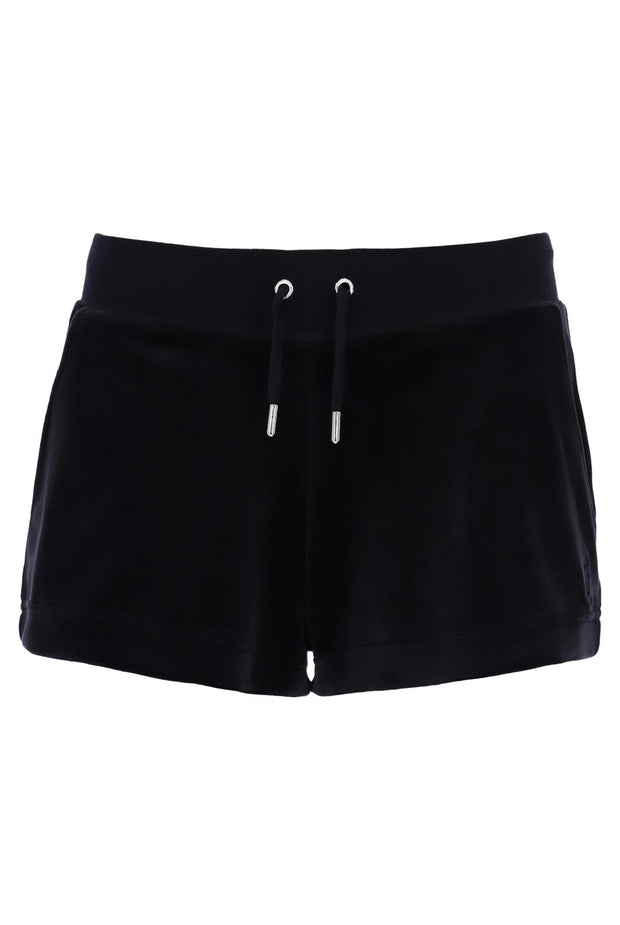 Sort Eve velour shorts - Stilshoppen