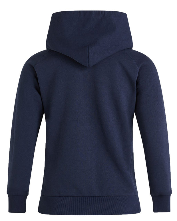Blå W Ground Hood - Stilshoppen