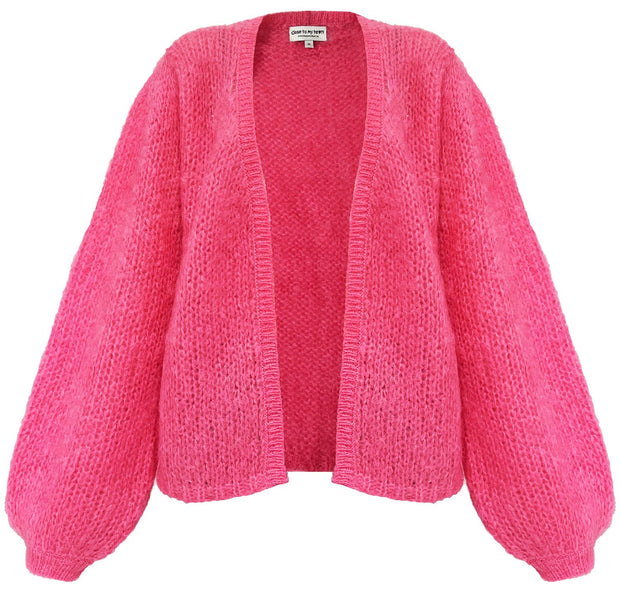 Candy Pink Aliza Cardigan - Stilshoppen