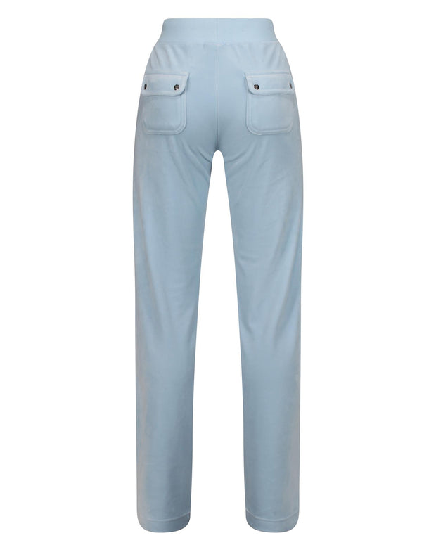 Cool Blue Del Ray Classic Velour Pant Pocket - Stilshoppen