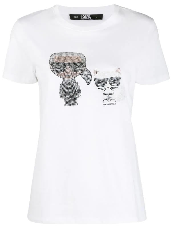 Ikonik Rhinestone t-shirt - Stilshoppen