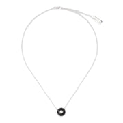 Black/Silver The Medallion Pendant - Stilshoppen