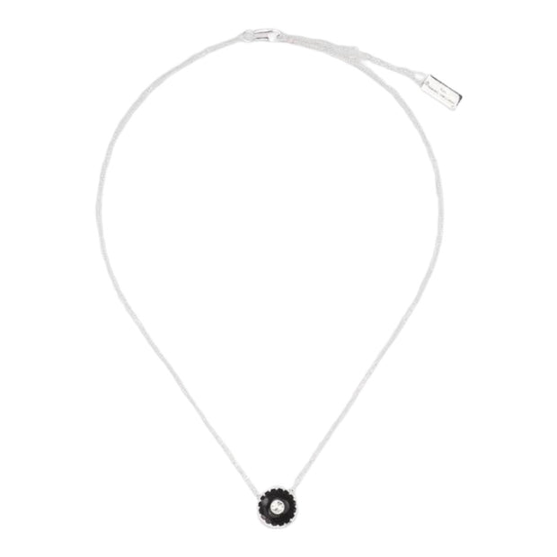Black/Silver The Medallion Pendant - Stilshoppen
