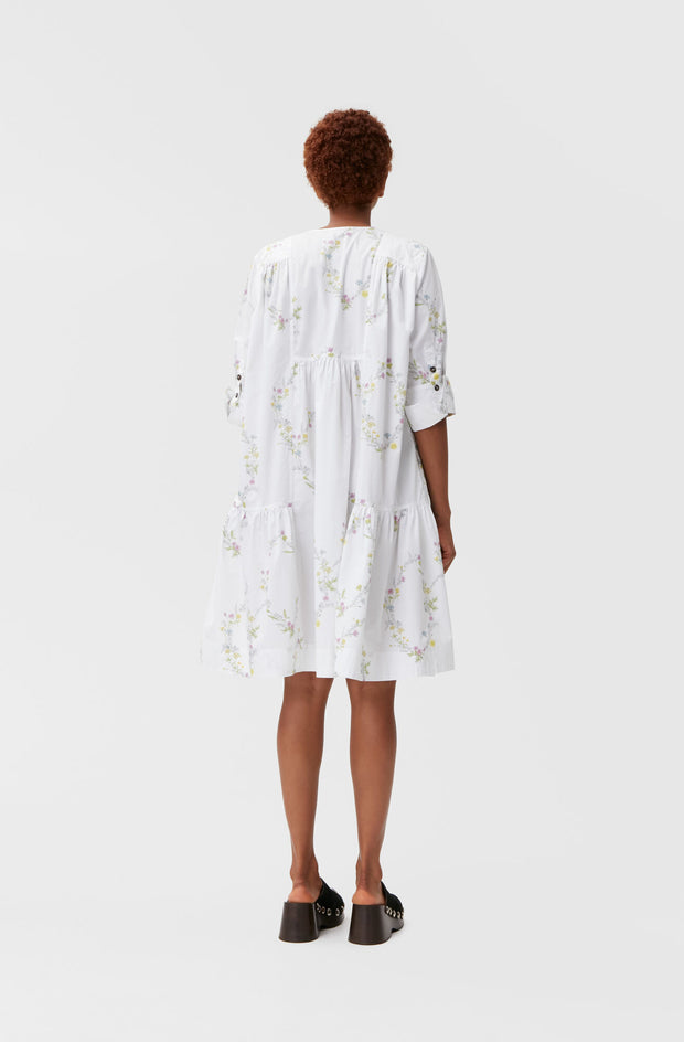 HVit Gathered Panel dress - Stilshoppen