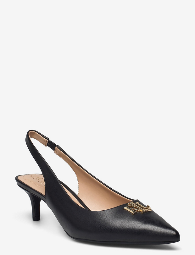 Sorte Loxdale pumps slingback - Stilshoppen