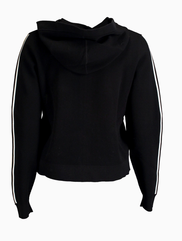 Sort TXTR Logo zip hoodie - Stilshoppen