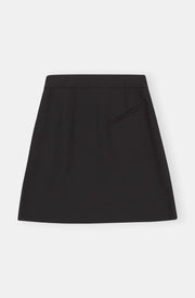 Sort Summer suiting mini skirt - Stilshoppen