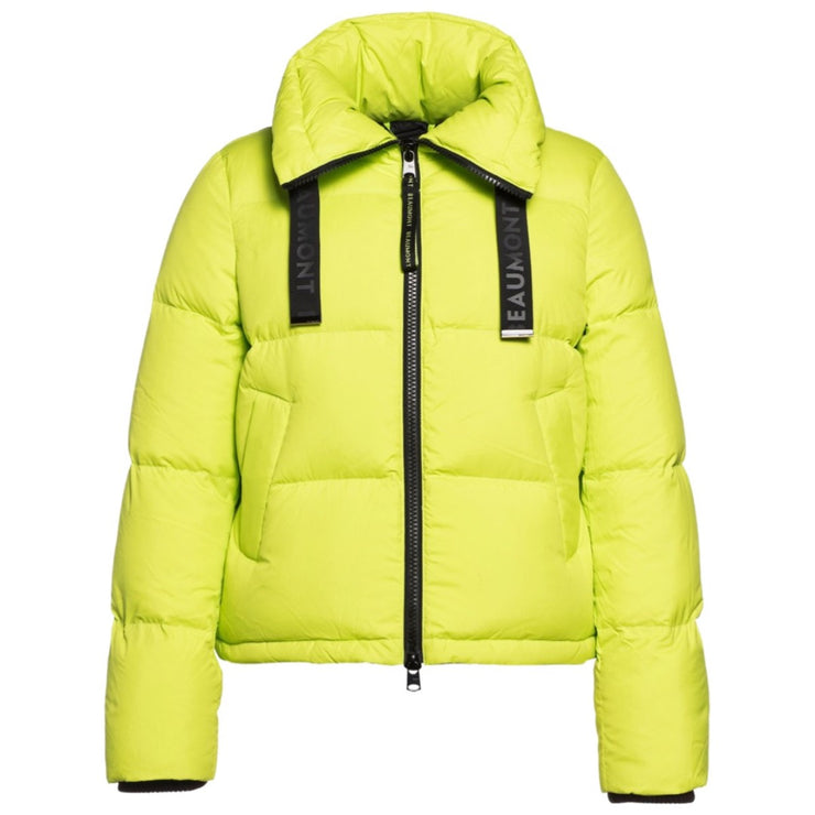 Lime Puffer Recycle short jacket