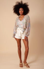 Beige Finualla Blouse - Stilshoppen