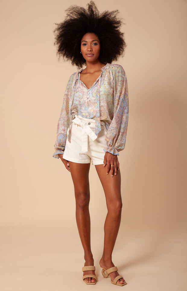 Beige Finualla Blouse - Stilshoppen