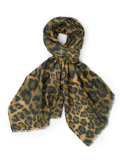Multifarget Night Leopard scarf