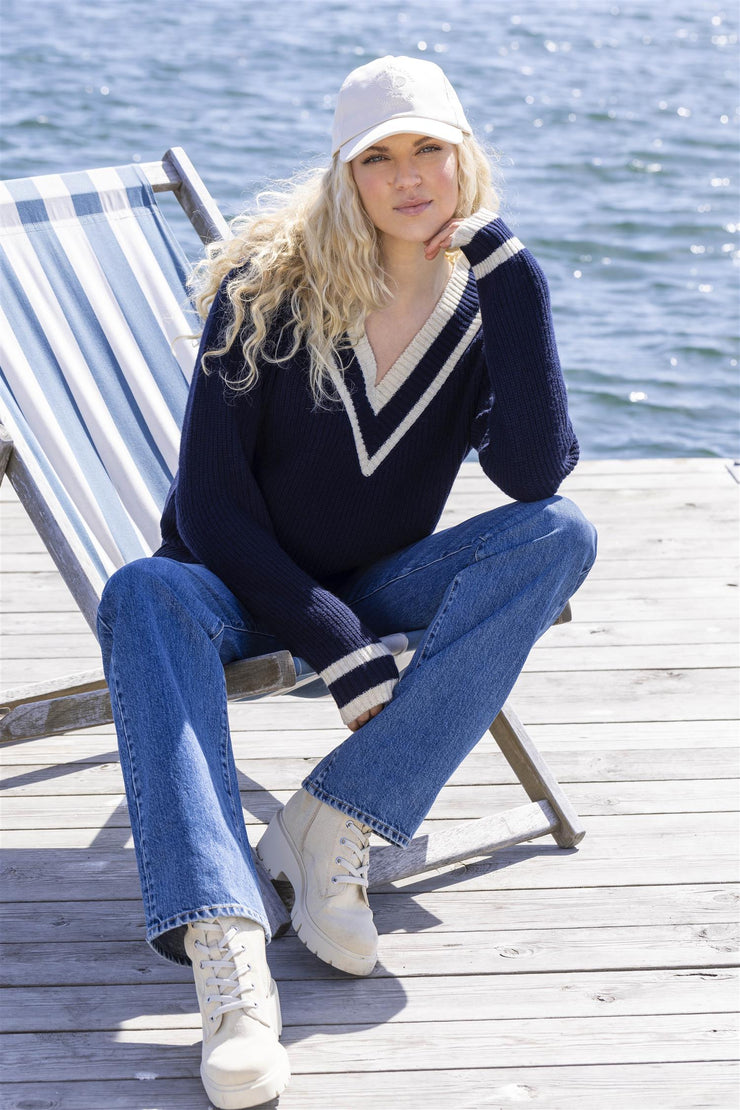 Marineblå Sadie Sweater