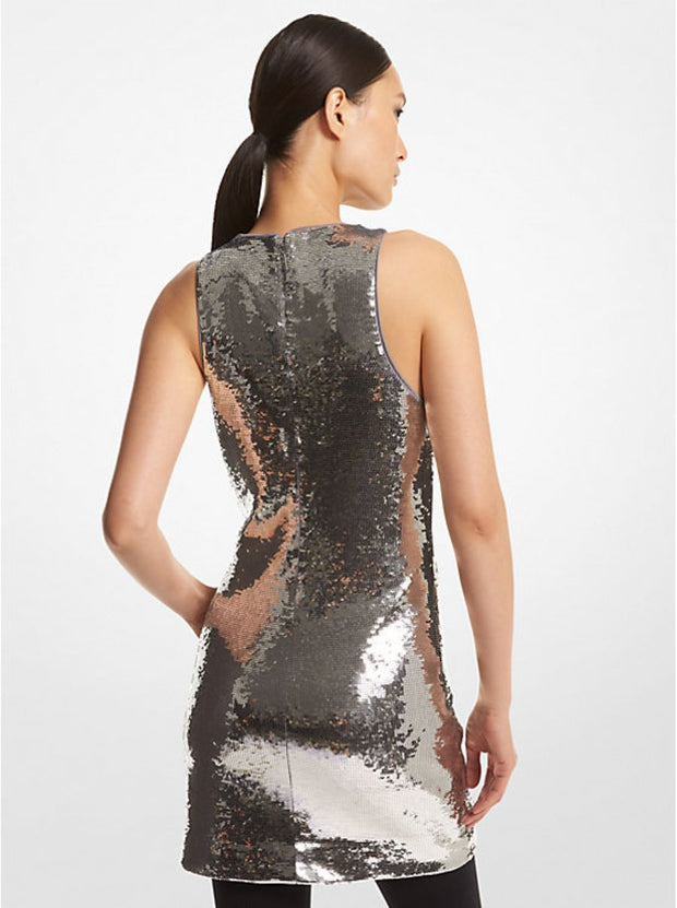 Silver Seq Tank Mini Dress - Stilshoppen