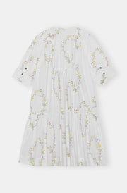 HVit Gathered Panel dress - Stilshoppen